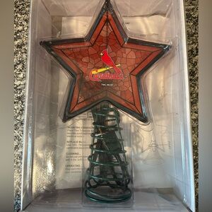 Cardinals Red Star Tree Topper